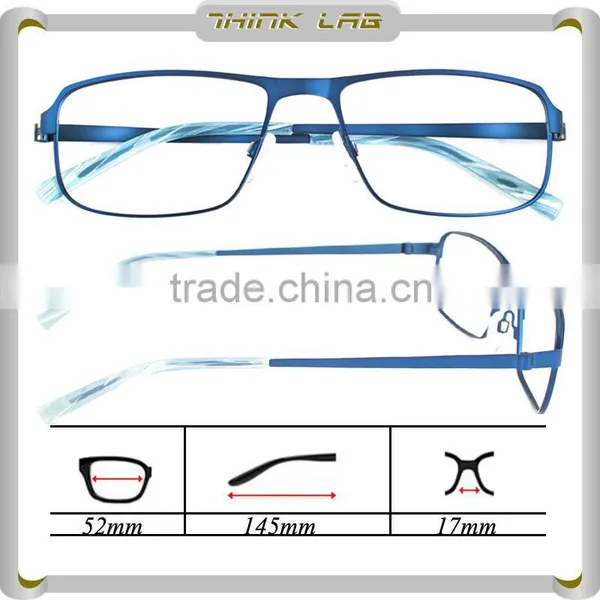 Italy Designer Eyeglass Frame Gentleman Optical Glasses Frame
