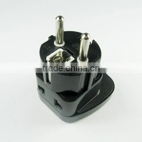 New Products 2016 Double Socket 2 Ways Universal Travel Adaptor, Brazil to Eu Adapter Plug photo-3