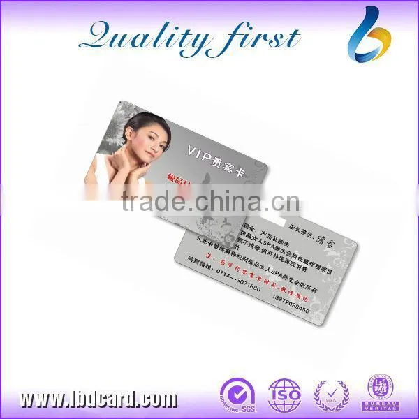 LBD PVC Printing Card Contact Smart IC Card 86x54mm Chip SLE4442 photo-4