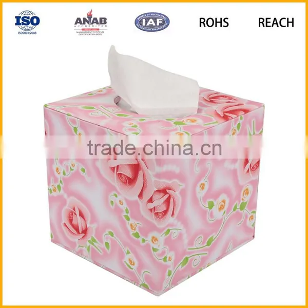 Restaurant PU Leather Napkin Case, Wooden Tissue Box photo-4