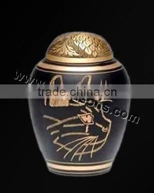 STYLISH METAL BRASS URNS CEMETRY USED URNS | BLUE METAL URNS CENTERPIECE