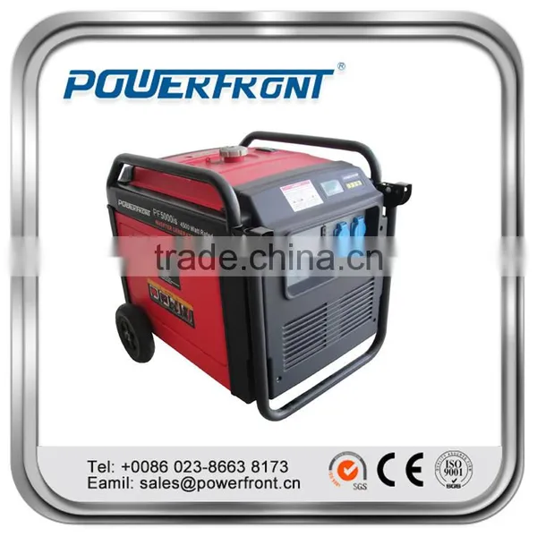New Air Cooled 4 Stroke Single Cylinder 5kw Gasoline Portable Digital Inverter Generator photo-3