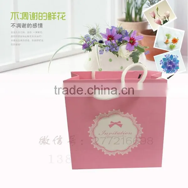 Cheap Brown Printed Logo Brown Kraft Paper Bag With Twisted Paper Handle photo-3