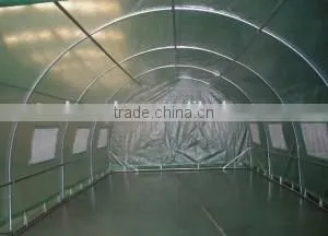 6m (L) X 3m (W) X 2m (H) Polytunnel Greenhouse Pollytunnel Poly Polly Tunnel Fully Galvanised Anti Rust Steel Frame photo-2