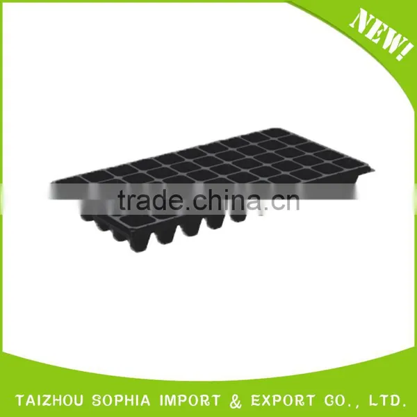 Good Reputation High Quality 512 Cells Black Plastic Plant Tray photo-3