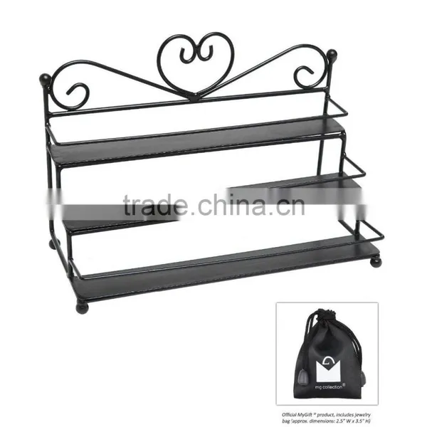 Queen Design Metal 3-tire Nail Polish Display Rack photo-3