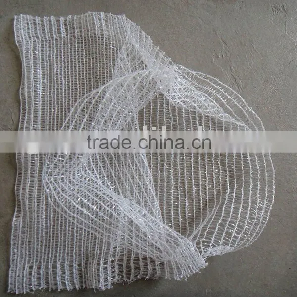36*39CM,white Autobags for Food,vegetable and Fruit, Plastical Knitted Raschel Bag