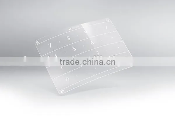 Hot Selling Ultra-thin Smart Keypad , Intelligent Tourch Board of Glass Number Keyboard For Macbook photo-2