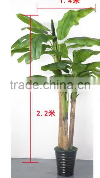 Indoor Artificial Banana Tree Bonsai Potted Plants for Sale photo-2