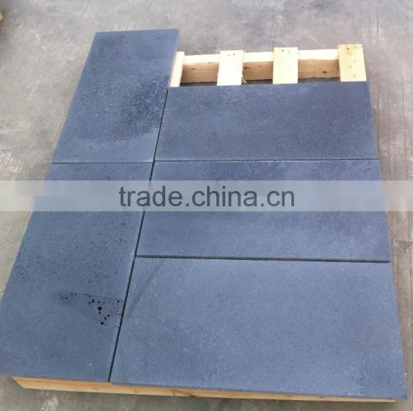 Black Stone Tiles Basalt Grey With Holes Black Basalt Stone,Basalt Wall Tiles photo-5