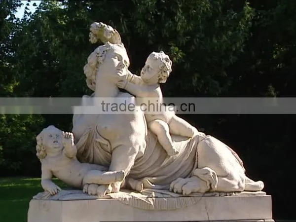 High Quality Art Deco Riproduzioni Natural Marble Garden Statues photo-3