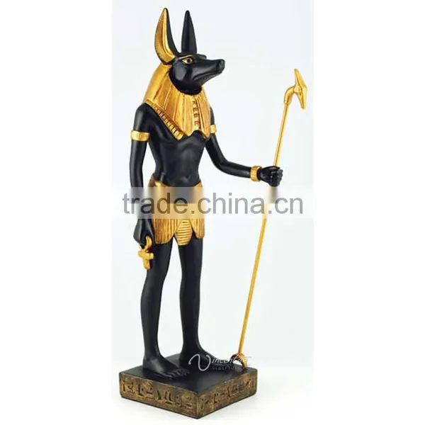 Resin Egyptian Craft Fiberglass Egyptian Decor Anubis Statues for Sale photo-2
