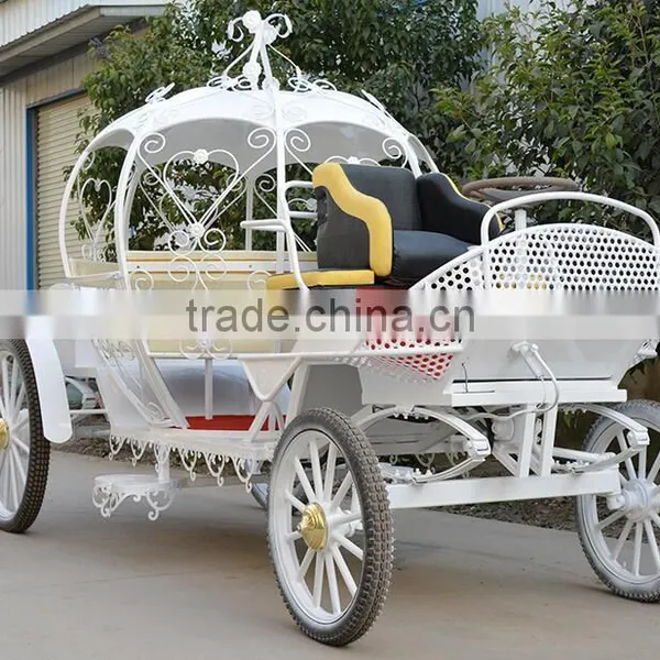 Outdoor Garden Horse Carriage Royal Horse Equipment Used Cinderella Pumpkin Horse Carriage(BG11-M060) photo-2