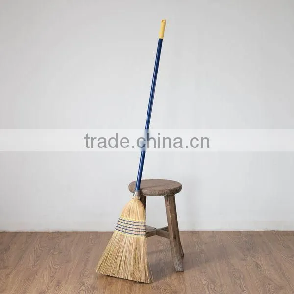Roofer Detachable Steel Handle Hard Bristle Broom photo-2
