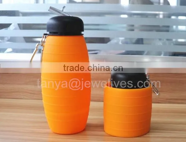 Silicon Collapsible Water Bottle With Various Colors and Capacity photo-2