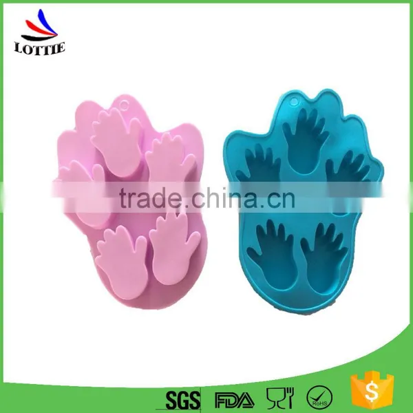New Design Lovely Mini Palm Type Silicone Ice Molds Silicone Chocolate Mold photo-3