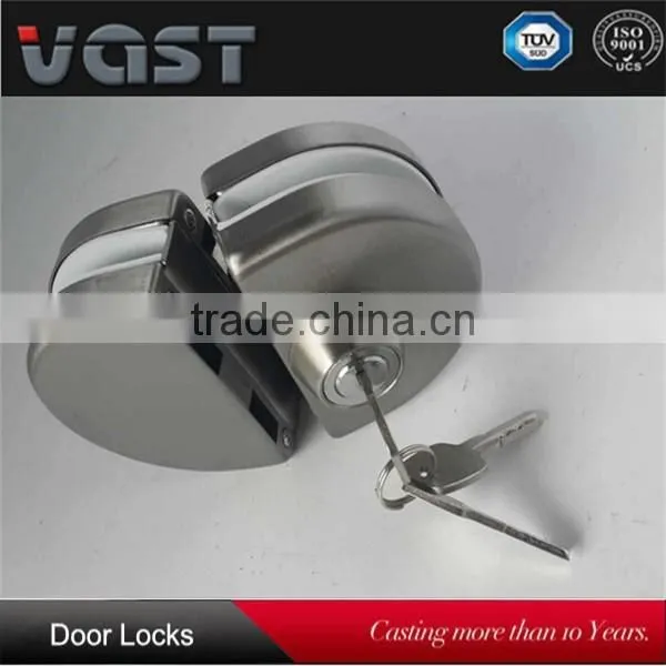 Stainless Steel Tempered Glass Doors Lock for 8-12mm Glass photo-2