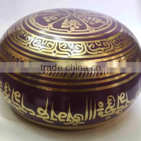 Best Selling Symbolic Colored Tibetan Healing Meditation Singing Bowl photo-4