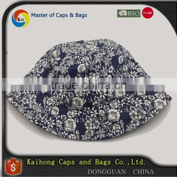 Fashion High Quality Bucket Hat of Floral Fabric photo-3