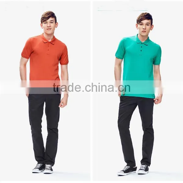 Custom T-shirt Manufacturer Short Sleeve Tee Plain Promotion 100% Cotton Polo T-shirts photo-3