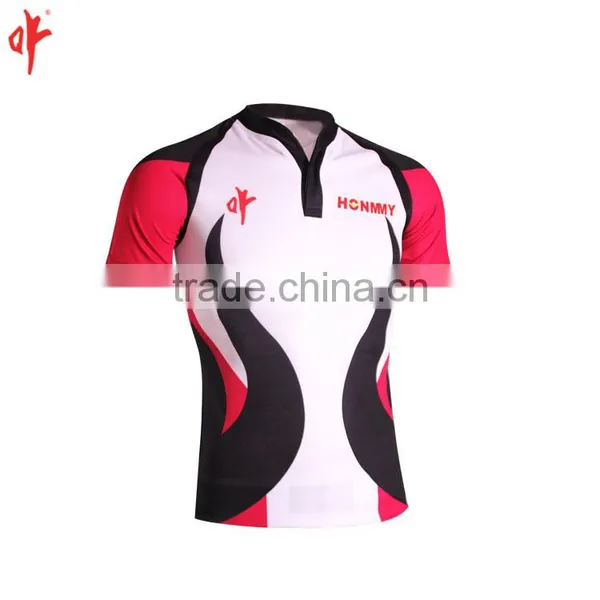 Wholesale Summer Rugby Club Jersey, Black Split Relax Collar,European Sports Wear,Heat Seal Sublimation Compression Shorts photo-6