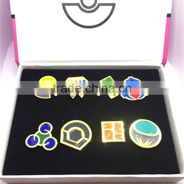 Wholesale Hot Sale Good Quality Cartoon Japanese Animation Pokemon Memorial Badge Set for Children Birthday Gifts photo-5