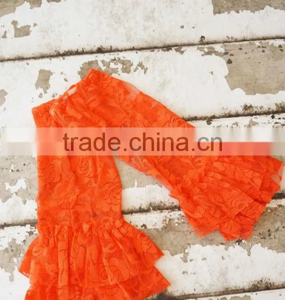 Baby Leg Warmer Lace Fabric Rose Pattern Legging Ruffles Clothing Wholesale photo-5