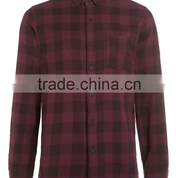 Man Plaid Custom Cheap Flannel Shirt photo-4