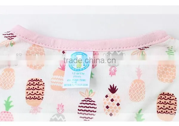 Wholesale Soft Touch Bamboo Fiber Baby Sleepsuit Children Pajamas for Summer photo-5