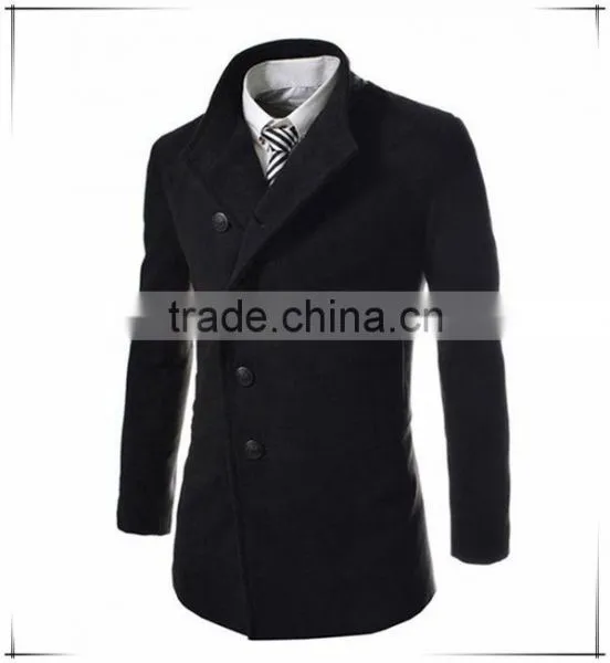 2016 Winter New Design Military Wool Trench Coat photo-5