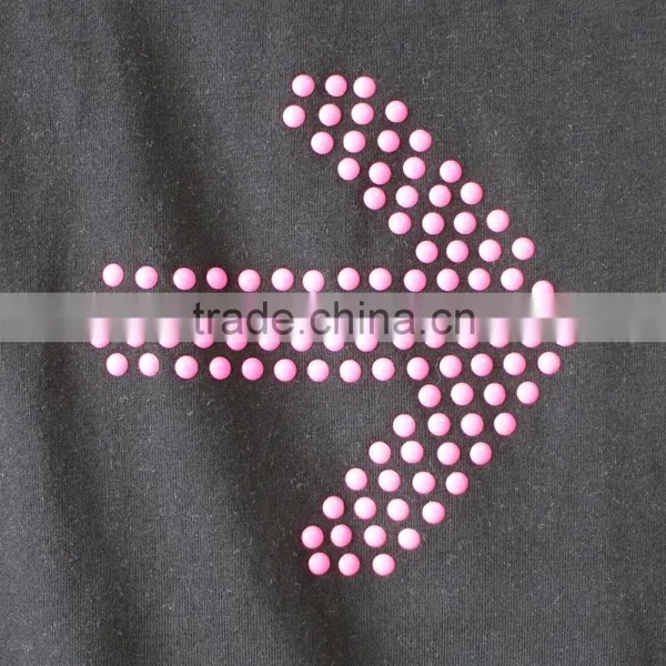 Cheap Lady Strass Print Short Sleeve T-shirt With O-neck photo-4