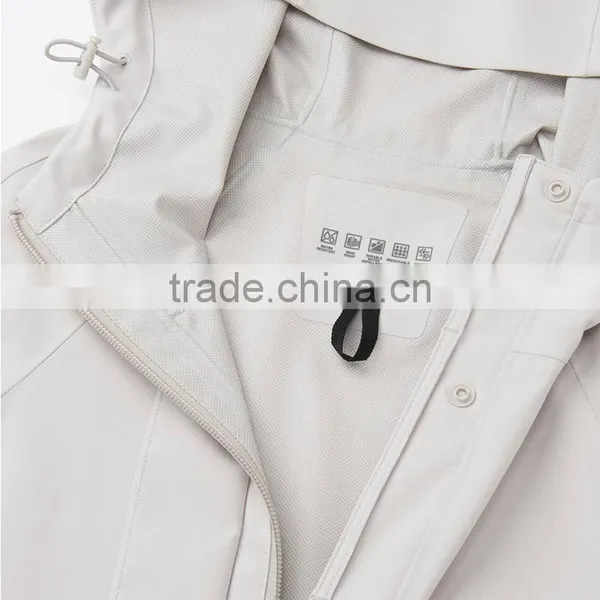 All-weather Style Blocktech Waterproof Windproof Long Jacket Women's photo-3