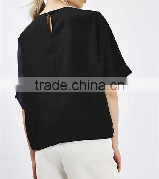 China Wholesale Assorted Colors Drawstring Blank t Shirts Women Plain T-shirts photo-2