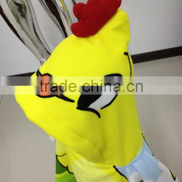 Printed Microfiber Baby Hooded Towel Ponchos photo-4