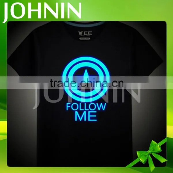Wholesale Custom Cotton Hero 3D Graph Glow in the Dark T-shirt photo-3