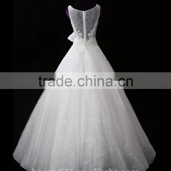 Harness Sexy Mermaid Lace Mermaid Color Wedding Dress Bridal for Bride V-neck Bridal Dress Custom Made Wedding Dress 2017 F10901 photo-3