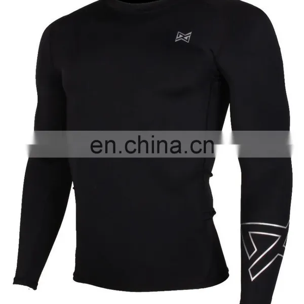 Hot -sale China Mens Sports Clothes / Long Sleeve Compression Top / Customed Men's Golds Gym t Shirt photo-3
