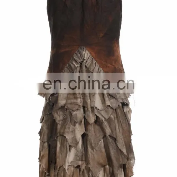 Steampunk Postapocalyptic Style Maxi Mermaid Skirt
