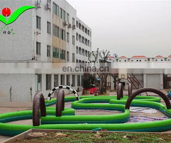 2018 Outside go Kart Inflatable Games Air Track photo-2