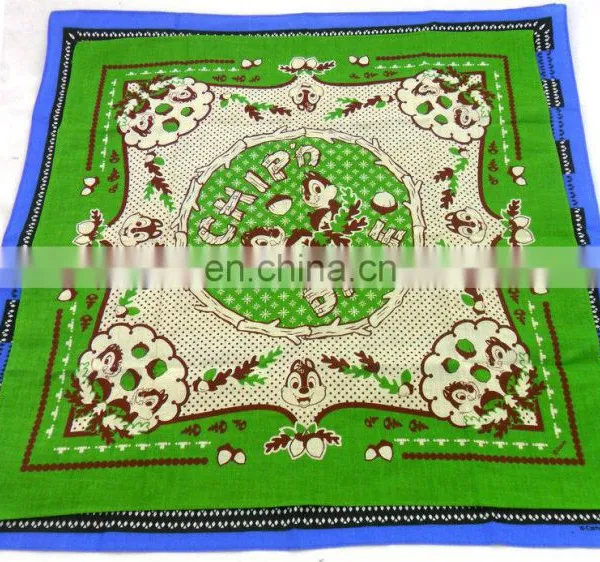 Custom High Quality Promotional Cotton Red Printing Bandana photo-5