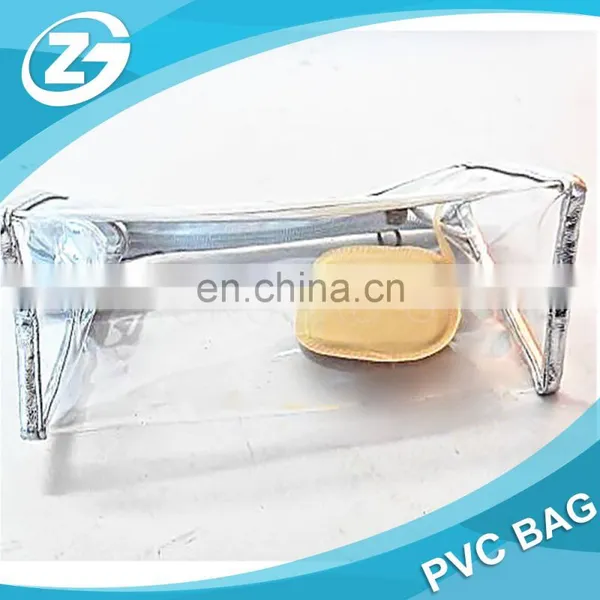 Cheap Zipper Top Waterproof Clear PVC Toiletry Bag photo-6