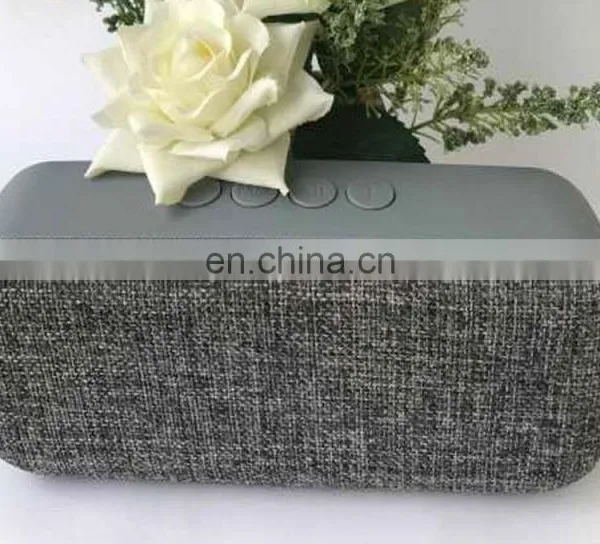 5W*2 Bluetooth Speaker Portable Wireless Stereo Creative Home Outdoor Car Phone Subwoofer With Cloth Fabric photo-4