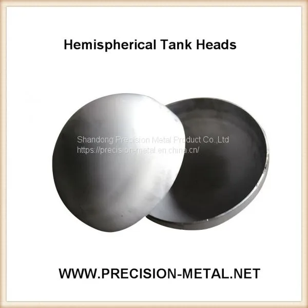 Cold Pressing Formed Carbon Steel Hemispherical Head /Spherical Dished Head /Dished End Caps For Boilers Pressure Vessel photo-3