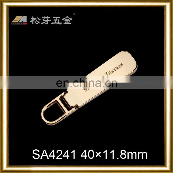 High Quality Zinc Alloy Metal Gold Zipper Puller photo-4