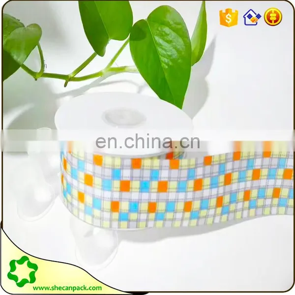 SHECAN Crafting Needs Packing Blue Yellow Grosgrain Checkered Ribbon 100 Yards