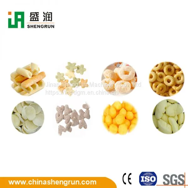Puffing Cheese Curl Ball Puffs Corn Snacks Processing Machine photo-2