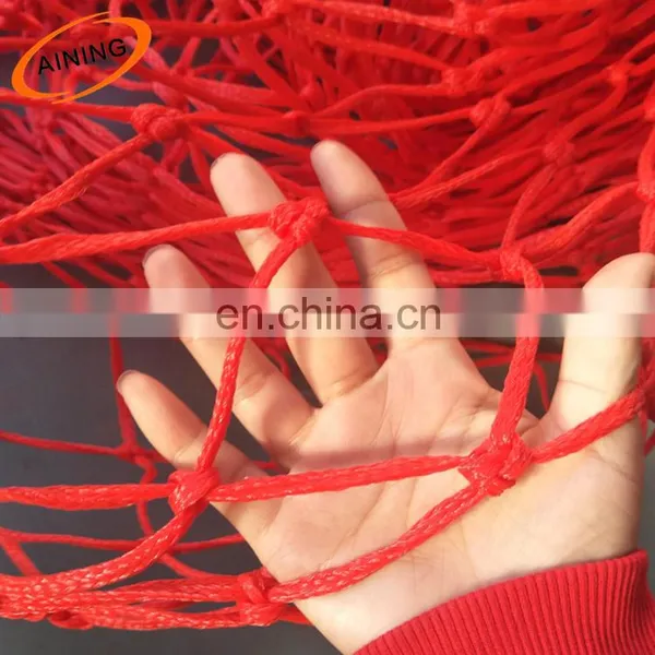 3.5mm Diameter Blue Red Skiing Fence Safety Net With Sticks photo-4