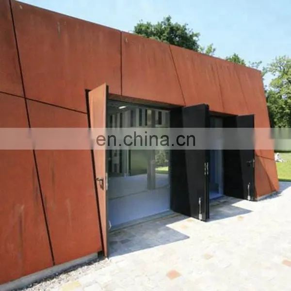 Corten Steel Outdoor Decoration for Villa Residence Buildings photo-2