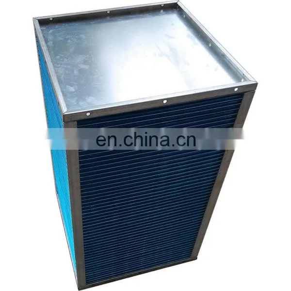 Air Handling Unit Double Folded Edge 0.13mm Thick Aluminum Foils Cross Flow Ventilator Core photo-3