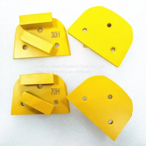 Diamond Trapezoid Concrete Floor Grinding Disc With Double Bar Segments photo-3